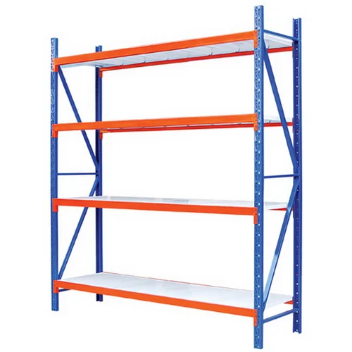 Slotted angle racks for light to medium duty storage
