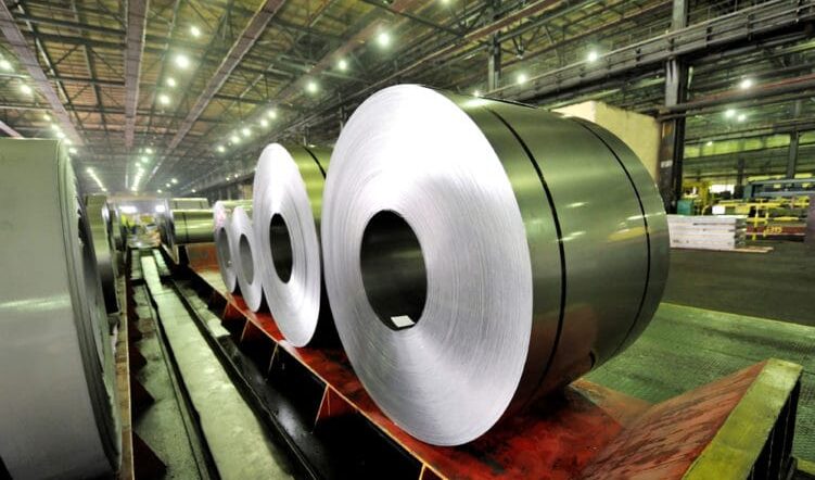 Roll forming line for racking profiles