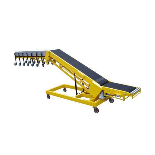 Truck loading and unloading conveyor slider