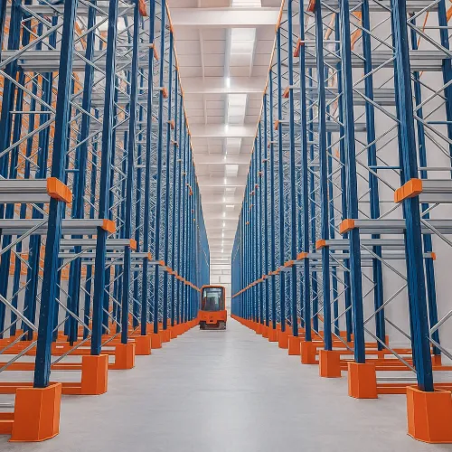 Drive-in racking for high-density pallet storage