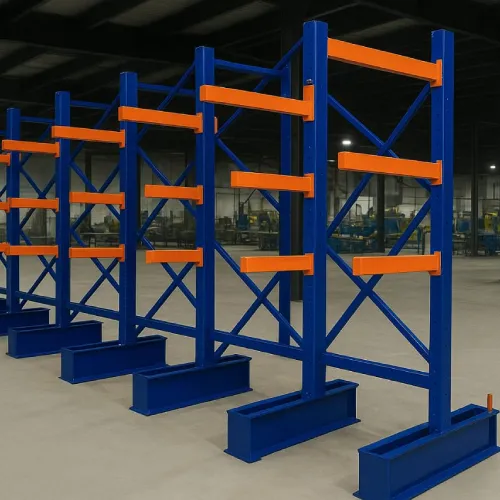 Cantilever racking for long and bulky materials